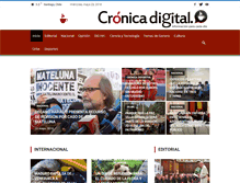 Tablet Screenshot of cronicadigital.cl